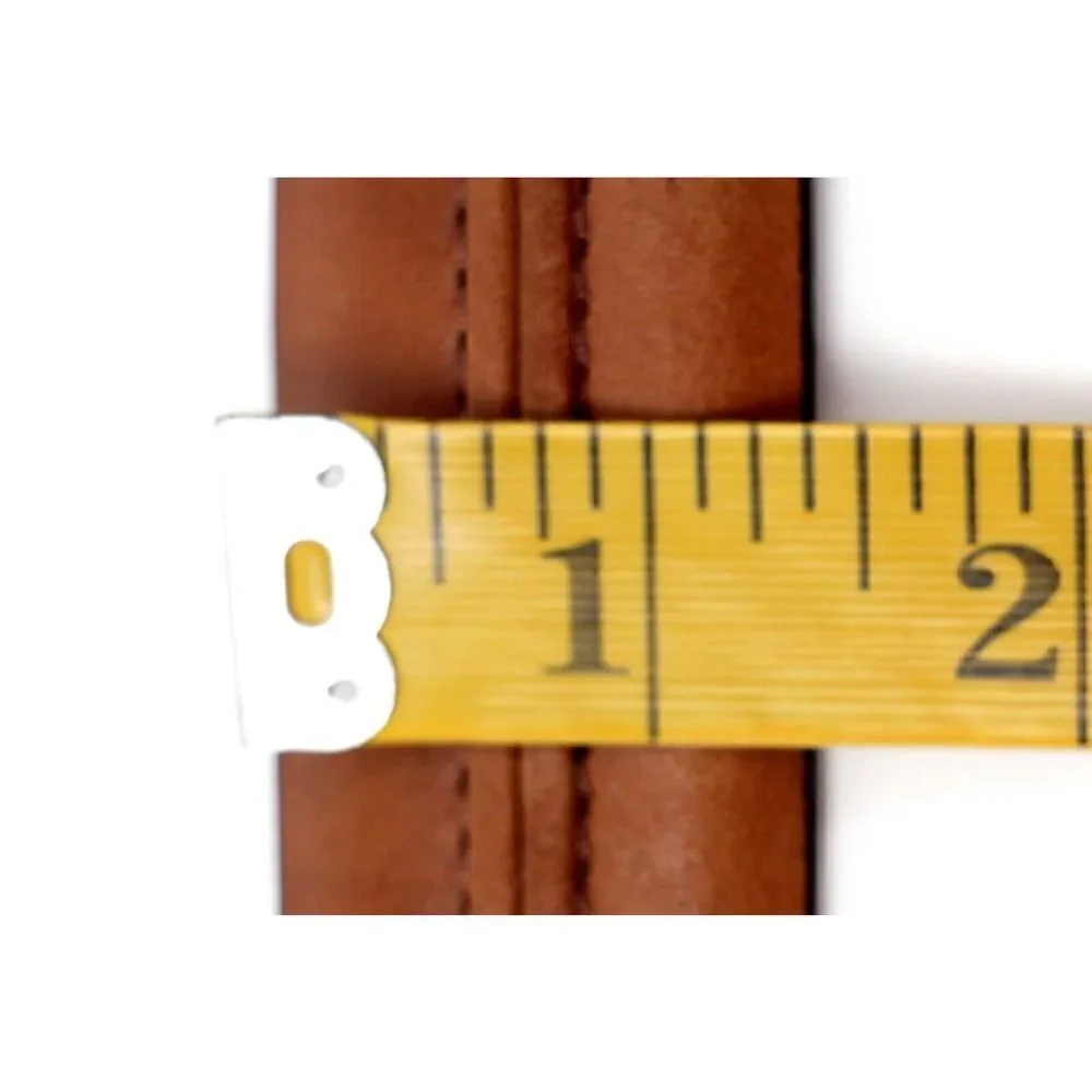 WILL Leather Goods TAN BROWN GENUINE LEATHER 1 3/8